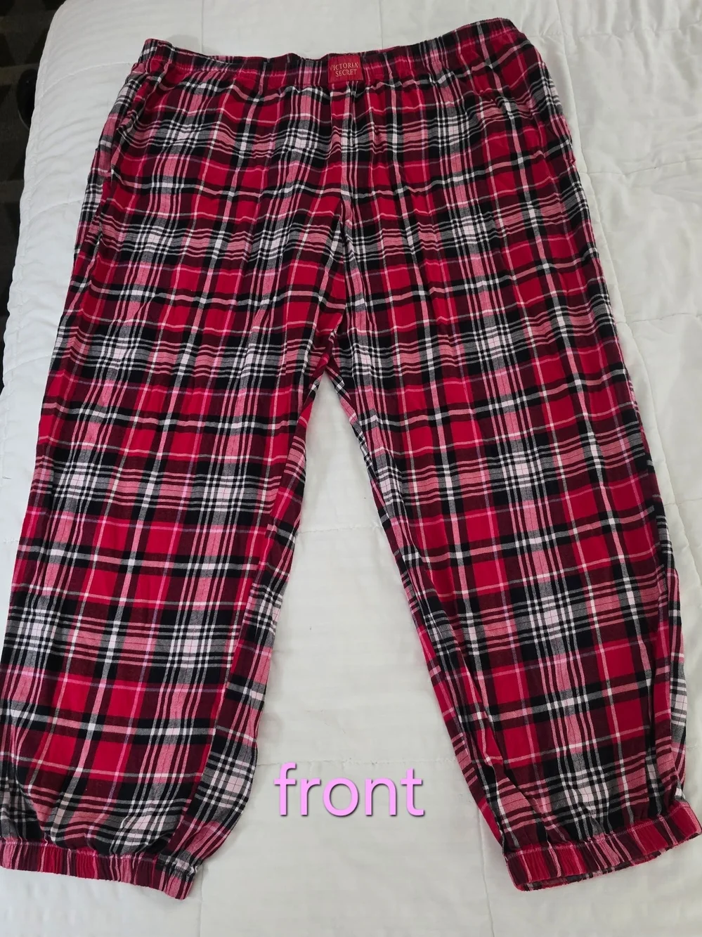 Victoria’s Secret Red Plaid Pajama Lounge Pants XXL Regular